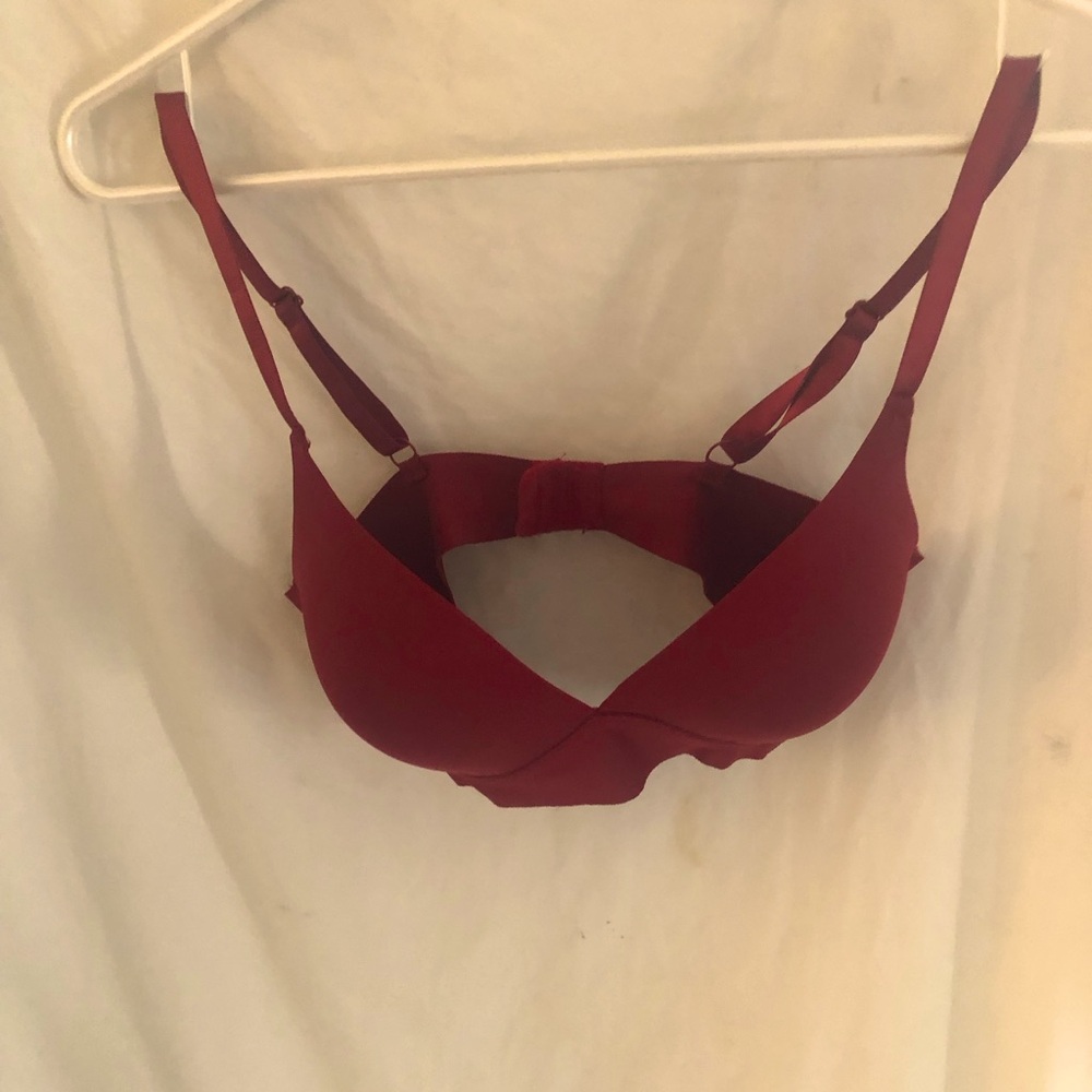 Red t shirt bra